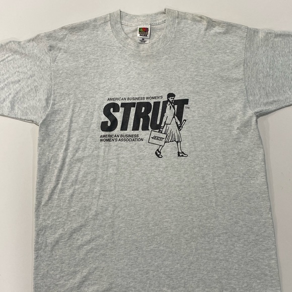 Fruit of the Loom Tops - Vintage American Business Women’s Association ABWA STRUT Single Stitch Tee Shirt